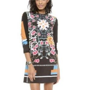 Clover Canyon Cuba Scarf Long Sleeve Dress